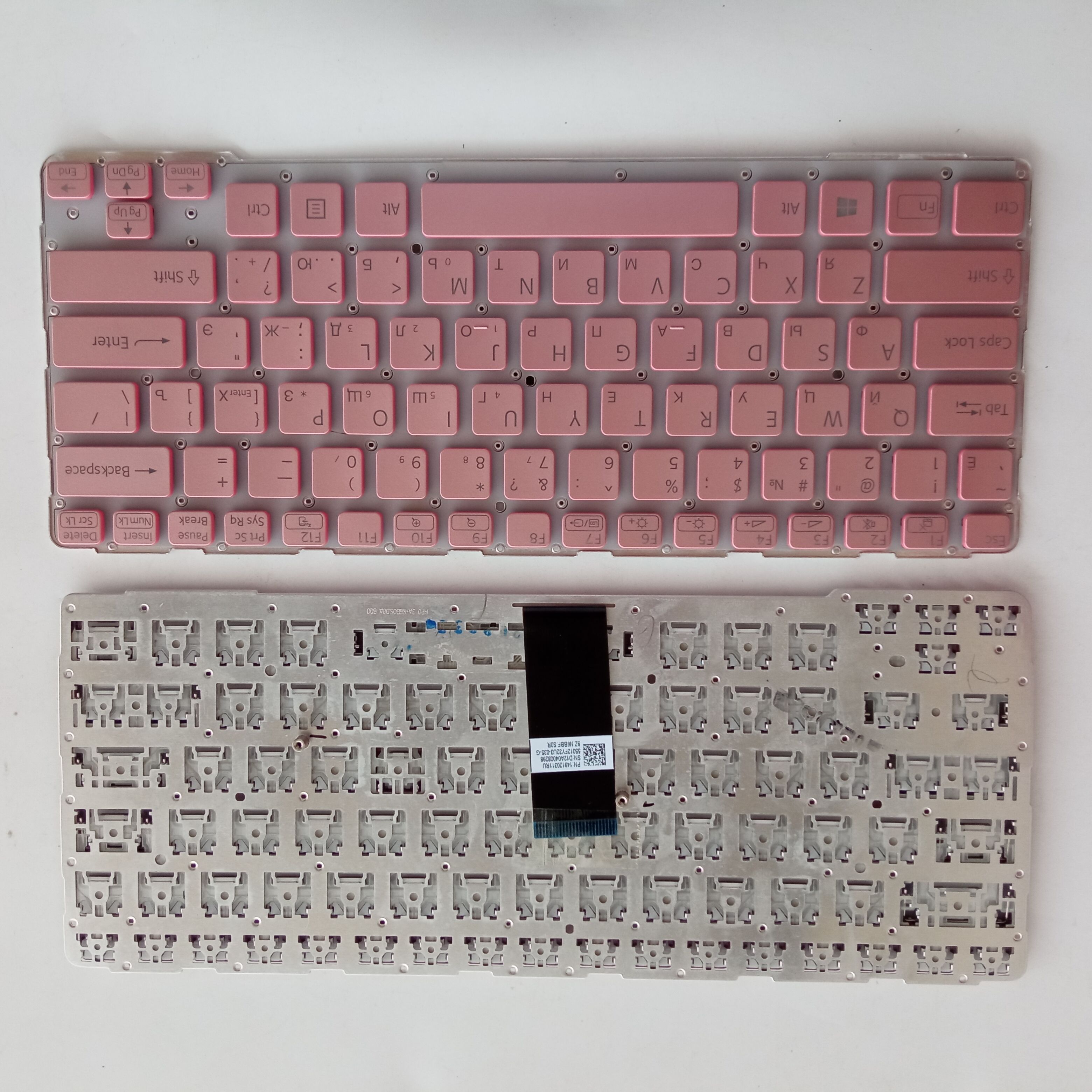 Picture of New Replacement Laptop Keyboard For SONY SVE14A Pink Pink Side RU Layout